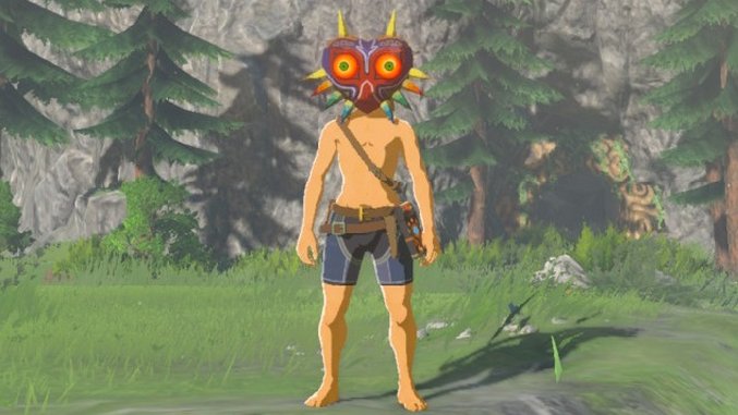 majora's mask botw location